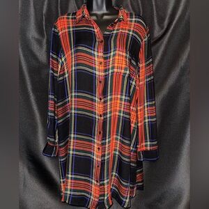 Old Navy Women’s Plaid Shirt Size L